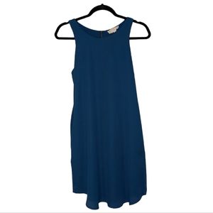 Teal sleeveless dress